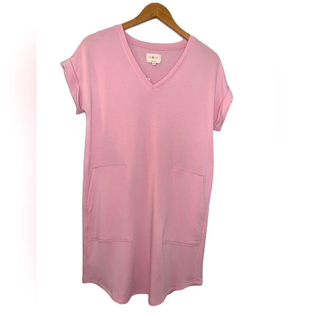 Lou & Grey Loft Pink Signature Soft Lounge Dress Size XS